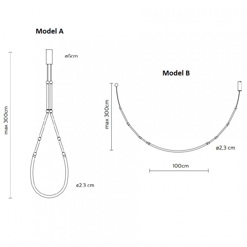 Karman Leda LED Pendant Light Specification 