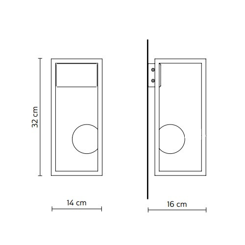 Karman Abachina LED Wall Light Specification 