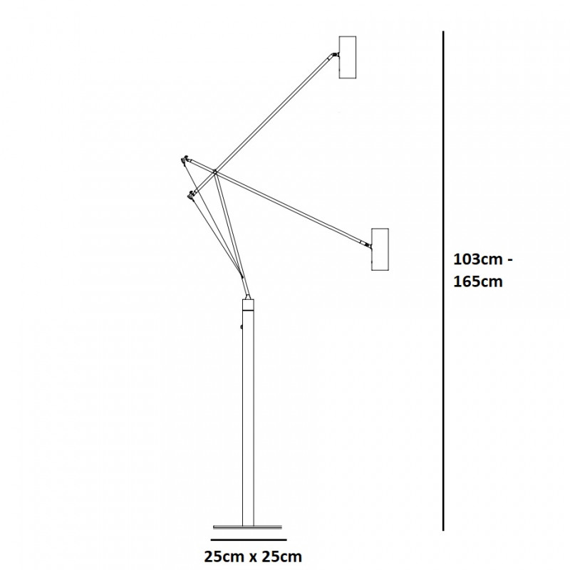 Catellani & Smith Ettorino F LED Floor Lamp Specification 