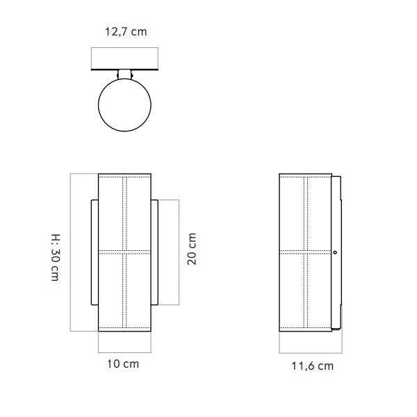 Audo Copenhagen Hashira LED Wall Light Specification