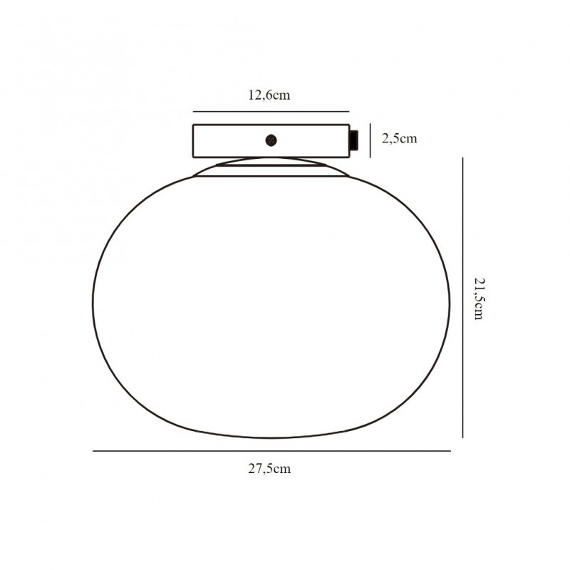 Specification image for Nordlux Alton Ceiling Light