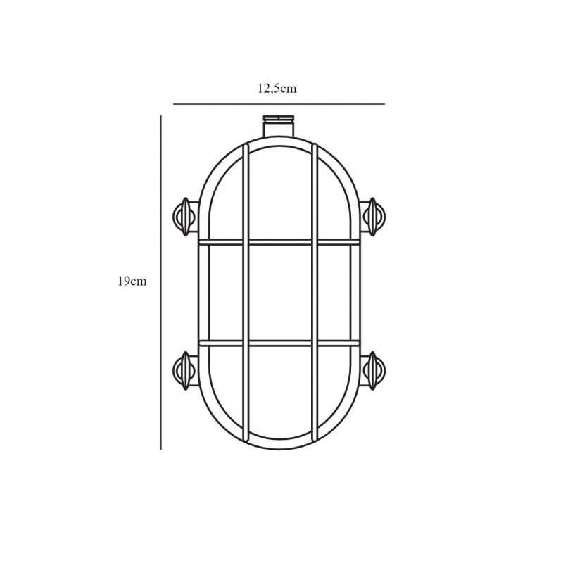 Specification image for Nordlux Helford Outdoor Wall Light