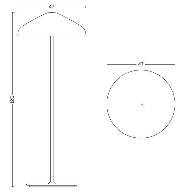HAY Pao Steel Floor Lamp Specification 