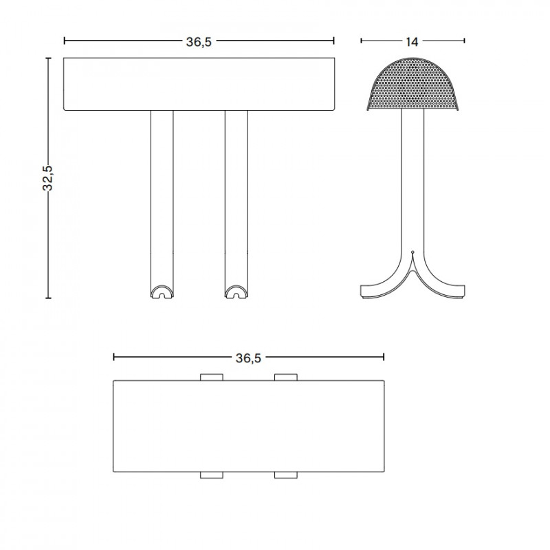HAY Anagram Table Lamp Specification