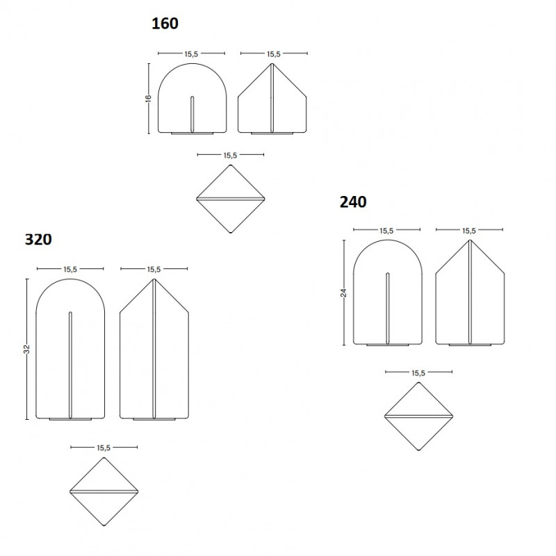 HAY Parade LED Table Lamp Specification