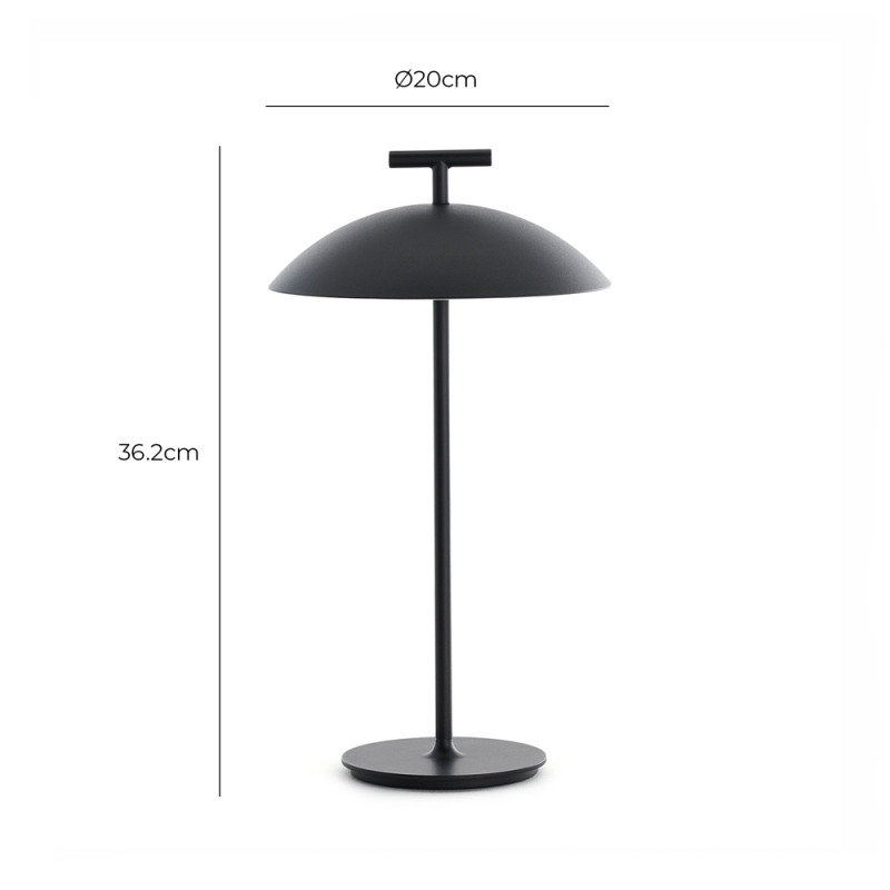 Specification Image for Kartell Mini Geen-A LED Battery Lamp
