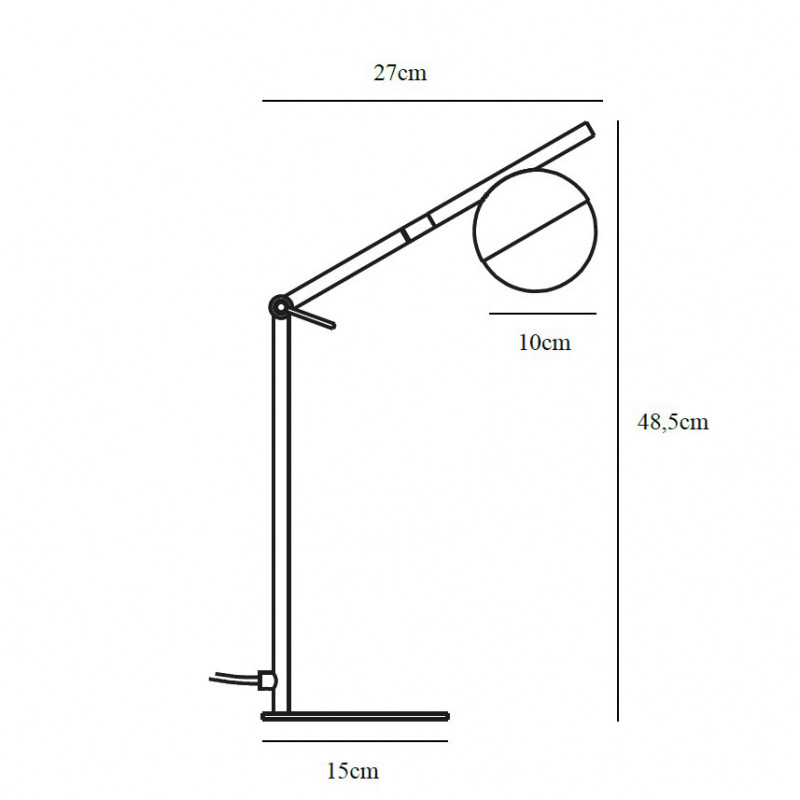 Specification image for Nordlux Contina Table Lamp 