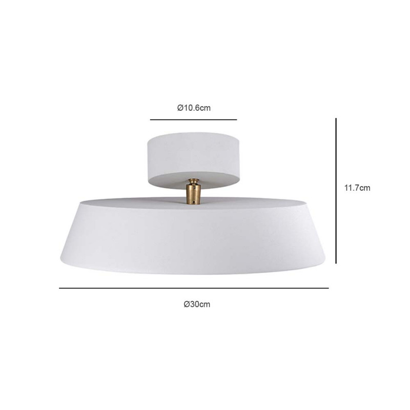 Specification Image for Design For The People Kaito Dim Ceiling Light