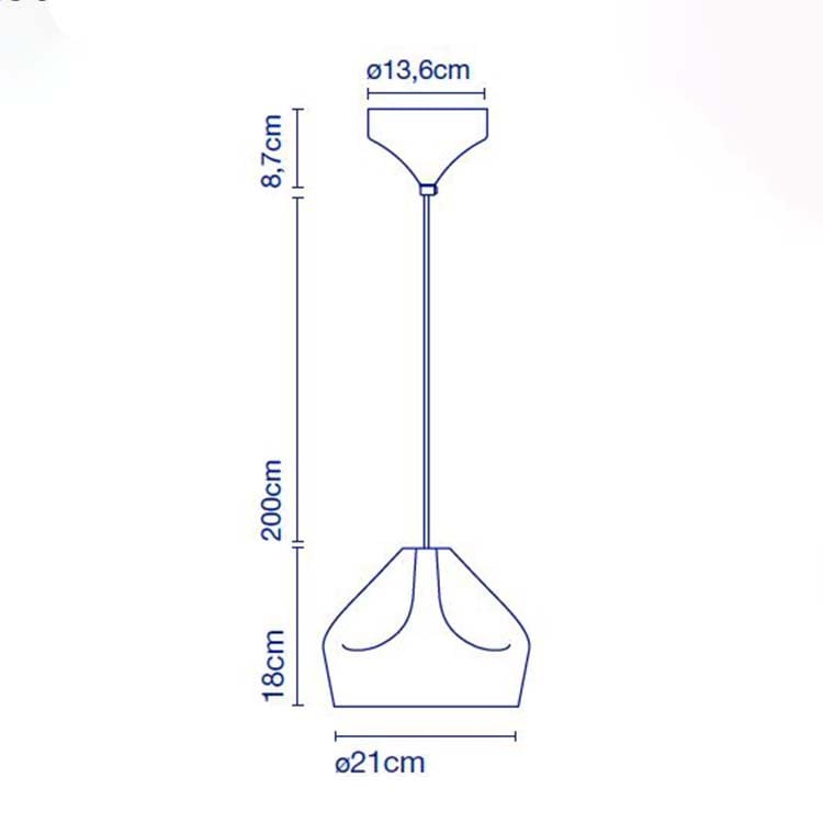 Specification Image for Marset Pleat Box 24 Pendant