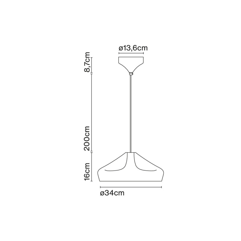 Specification Image for Marset Pleat Box 36 Pendant