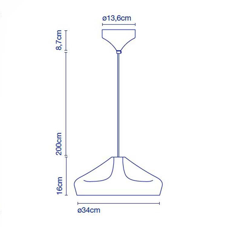 Specification Image for Marset Pleat Box 36 Pendant