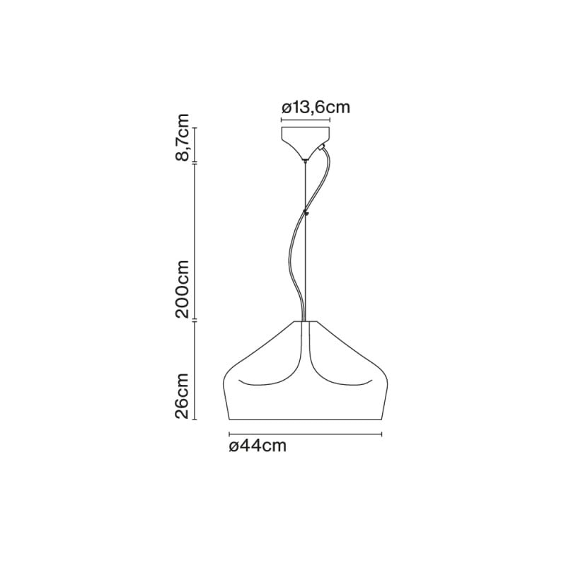 Specification Image for Marset Pleat Box 47 Pendant