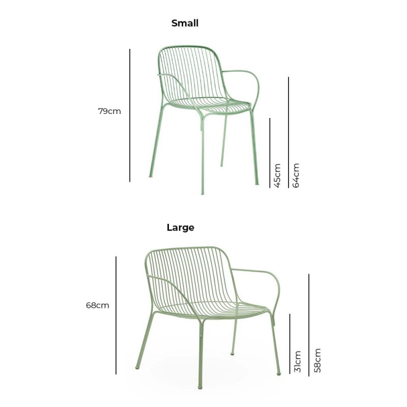 Specification Image for Kartell Hiray Armchair