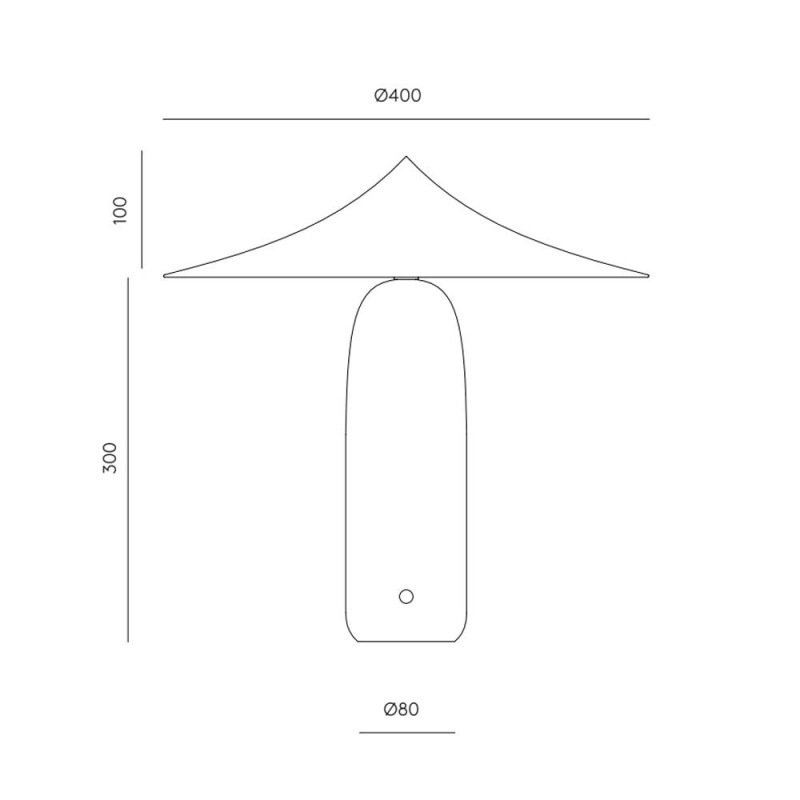 Specification Image for Aromas Del Campo Kine LED Table Lamp