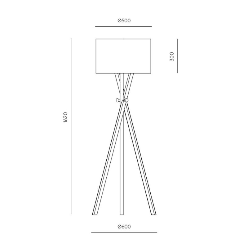 Specification Image for Aromas Del Campo Cot Floor Lamp