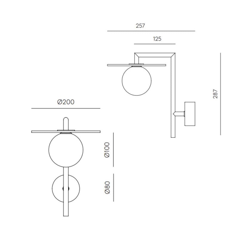 Specification Image for Aromas Del Campo Mira Wall Light