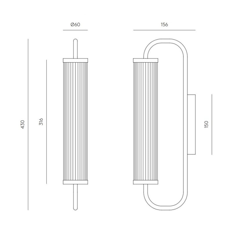 Specification Image for Aromas Del Campo Ison LED Wall Light