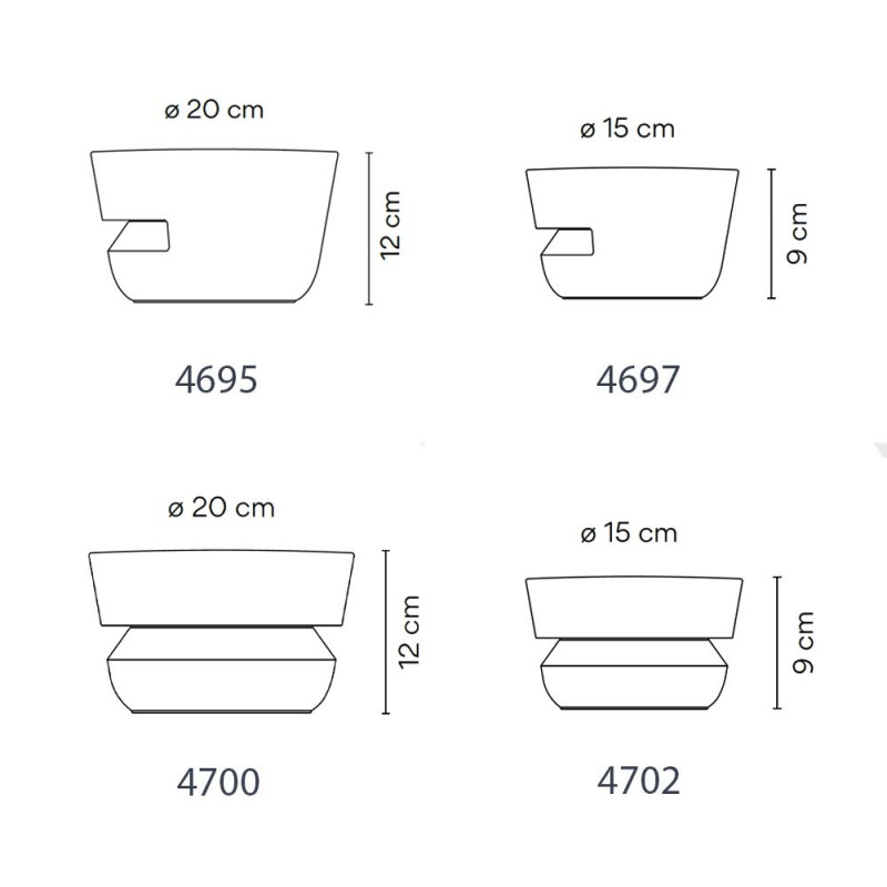 Specification Image for Vibia Dots Outdoor LED Floor Lamp