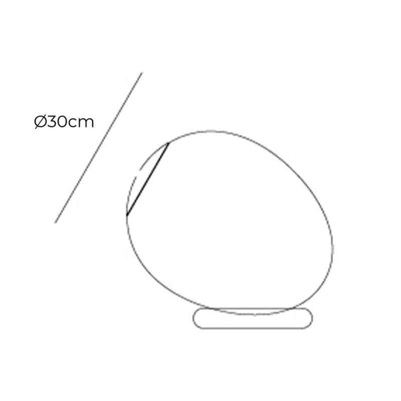 Specification Image for Artemide Stellar Nebula LED Table Lamp