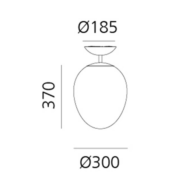 Specification Image for Artemide Stellar Nebula LED Ceiling Light