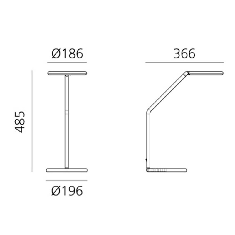 Specification Image for Artemide Vine LED Table Lamp