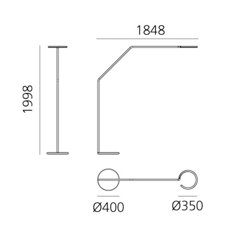 Specification Image for Artemide Vine LED Floor Lamp