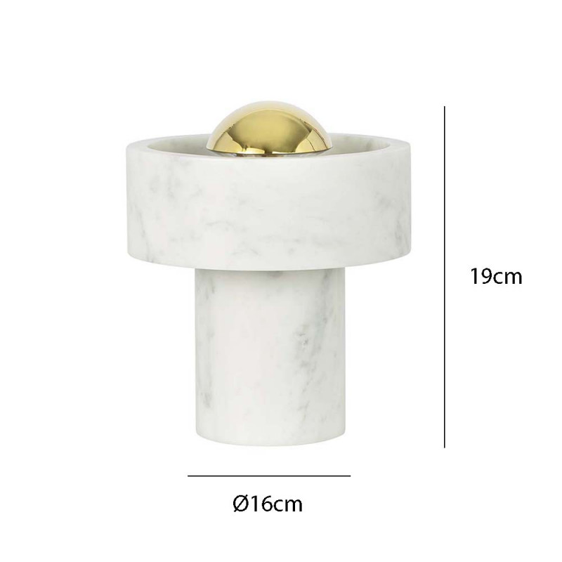 Specification Image for Tom Dixon Stone LED Portable Lamp