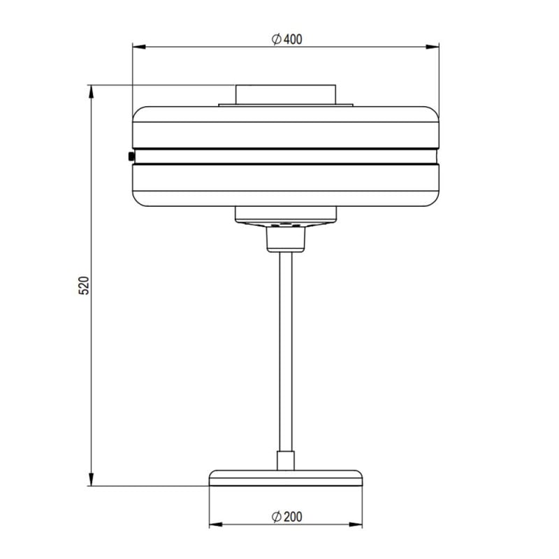 Specification Image for Bert Frank Masina Table Lamp