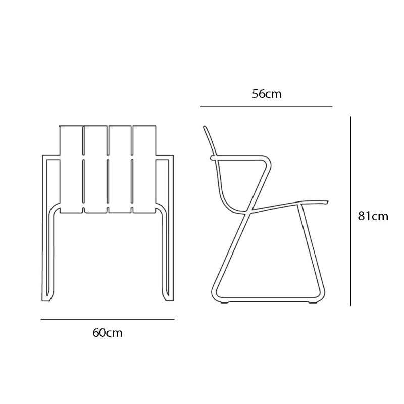 Specification Image for Mater Ocean Chair