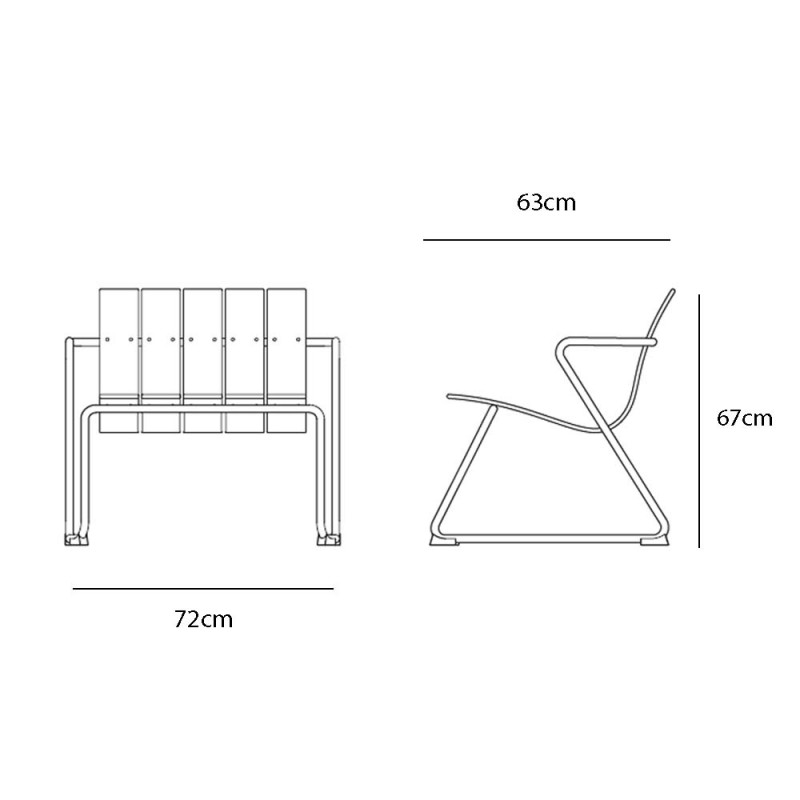 Specification Image for Mater Ocean Lounge Chair