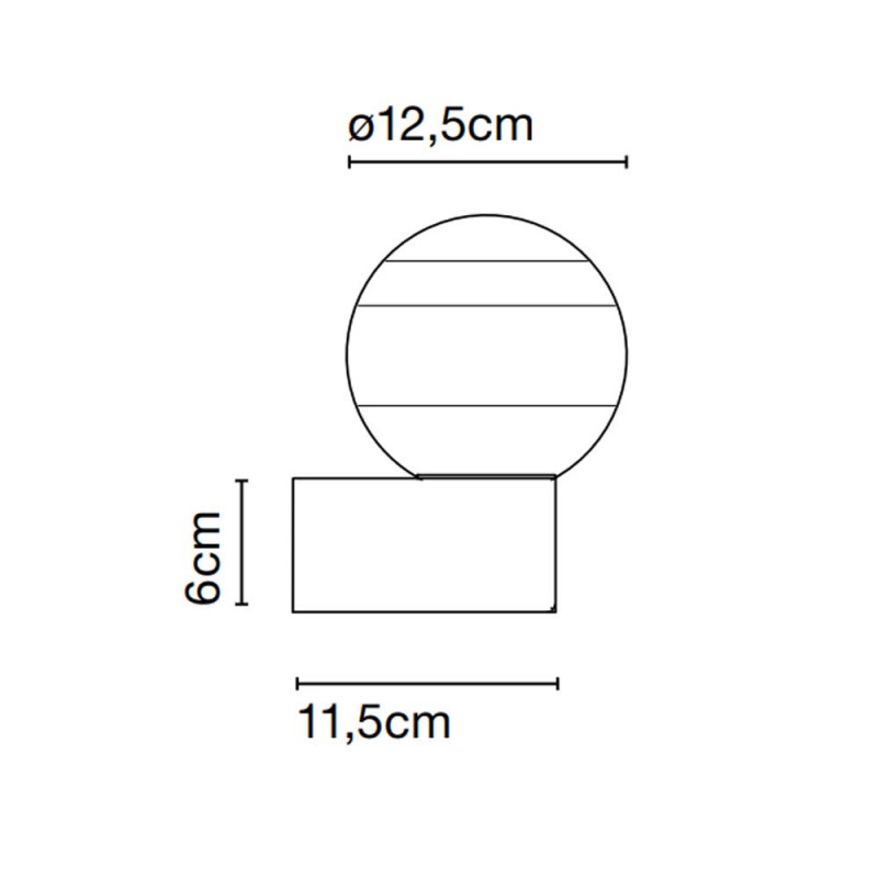 Specification Image for Marset Dipping Light LED Wall Light