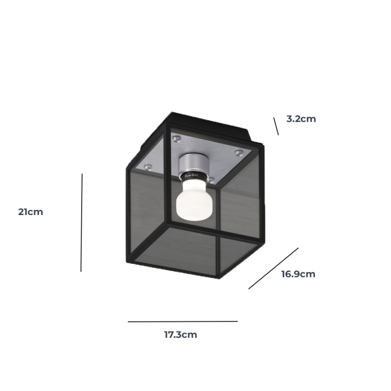Specification Image for Buster + Punch Caged Wet Ceiling Light
