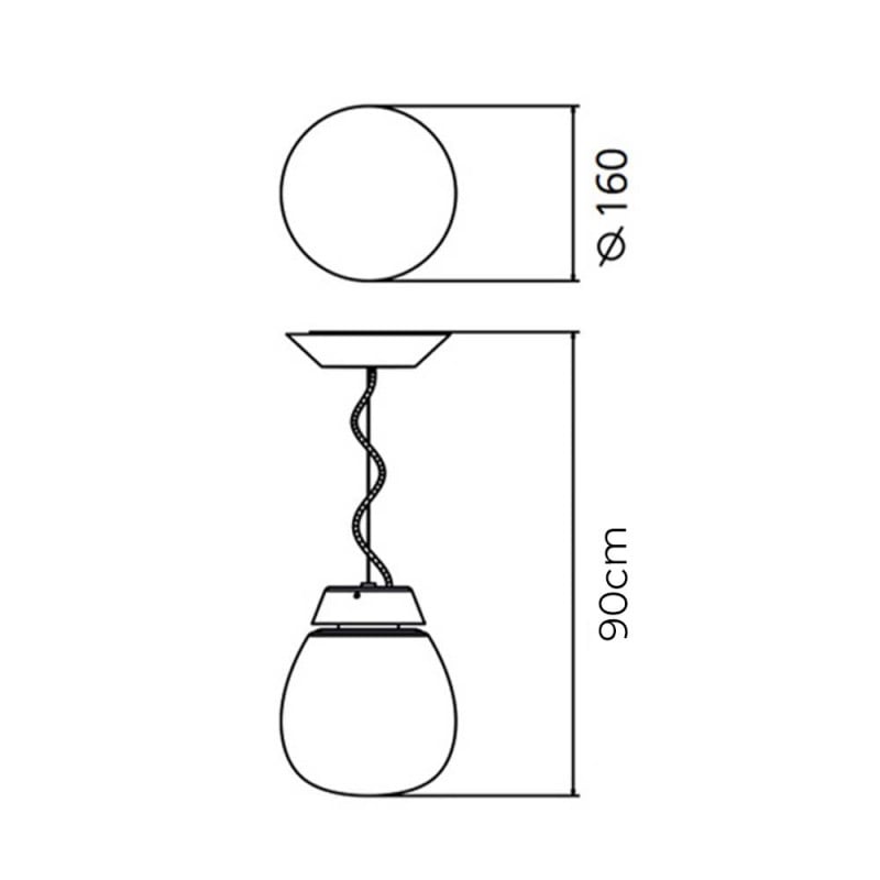 Specification Image for Artemide Empatia LED Pendant