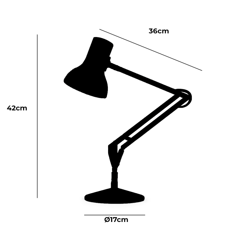 Anglepoise Type 75 Paul Smith Mini Specification