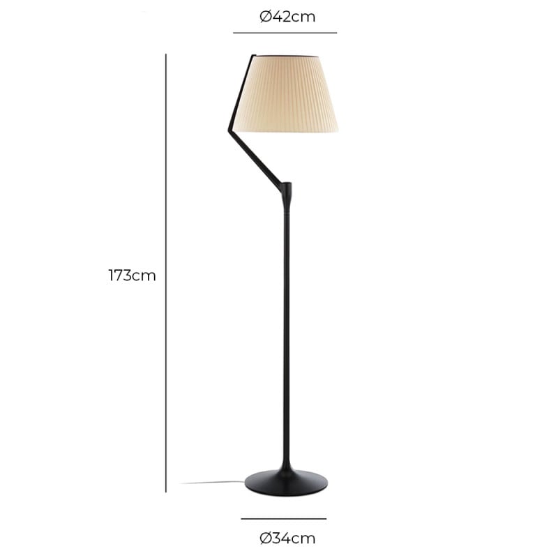 Specification Image for Kartell Angelo Stone LED Floor Lamp