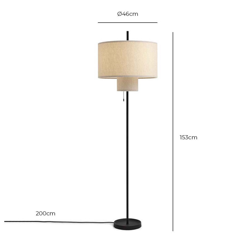 Specification Image for New Works Margin Floor Lamp