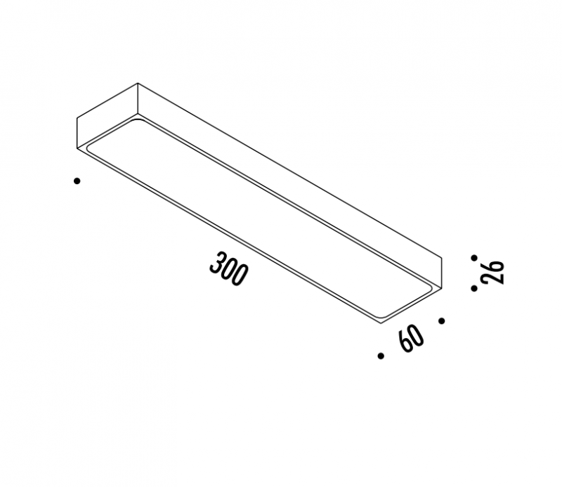 Specification Image for Davide Groppi Linet LED Wall Light