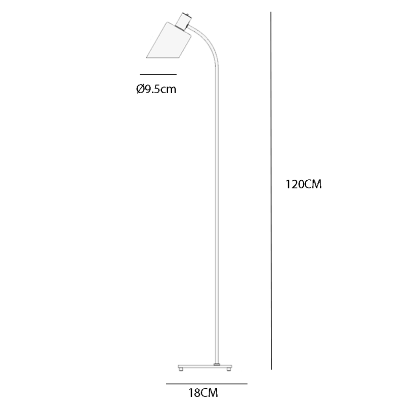 Nemo Lighting Lampe De Bureau Floor Lamp Specification
