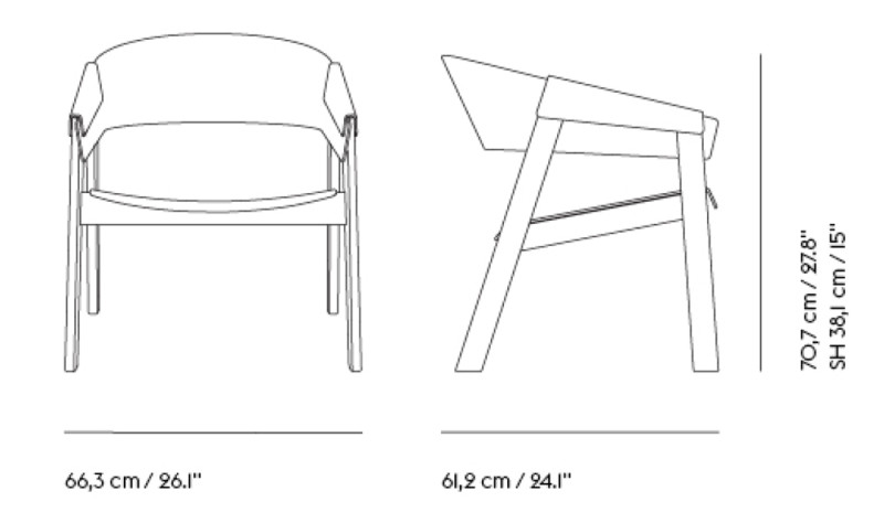 Specification Image for Muuto Cover Lounge Chair