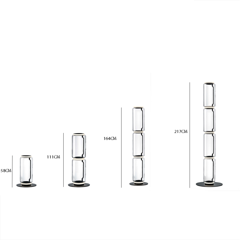 Flos Noctambule High Cylinder LED Floor Lamp Specification