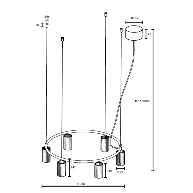 Pholc Donna Circle 60 Suspension Specification