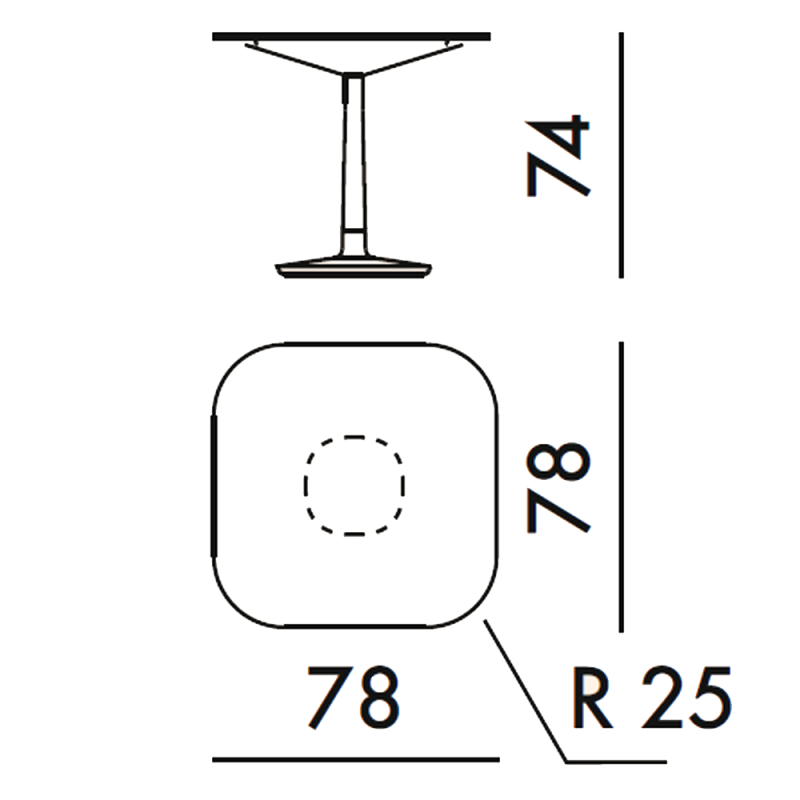 Specification Image for Kartell Multiplo Table