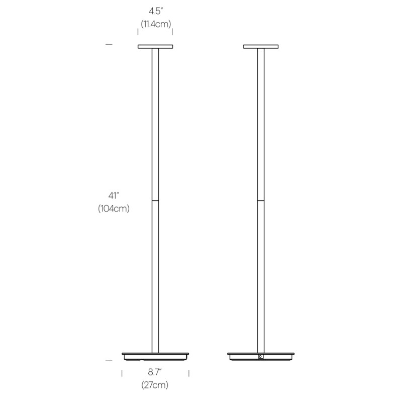 Specification Image for Pablo Luci LED Floor Lamp