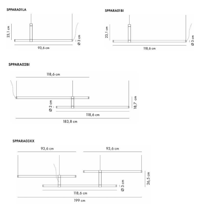Axolight Paralela Specification 