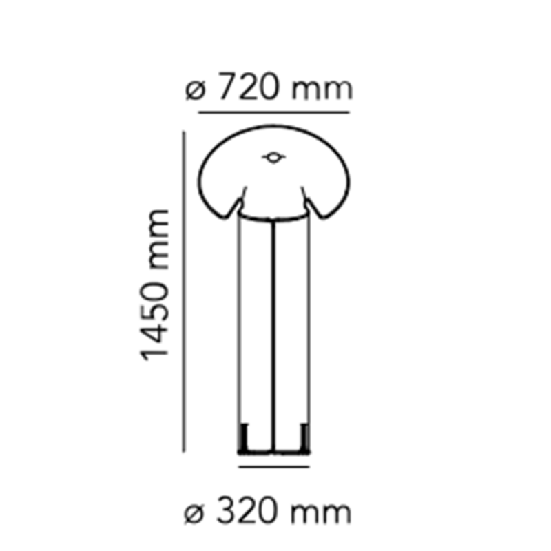 Flos Chiara Floor Lamp Specification 