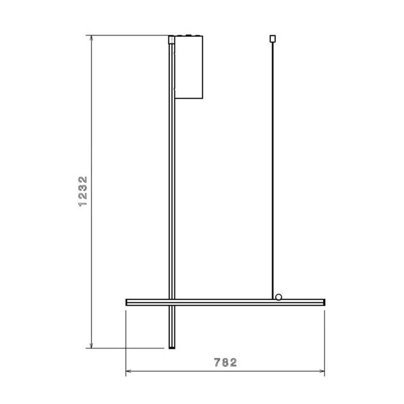 Specification image for Coordinates C1 LED Ceiling Light