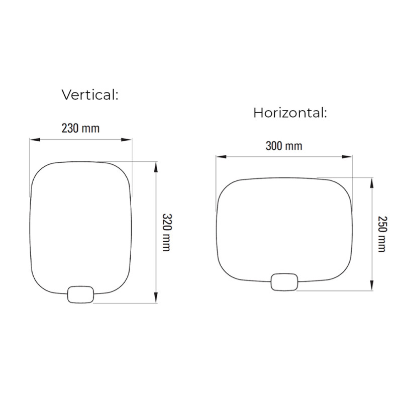 Specification Image for DCW editions Light Me Tender LED Wall Light