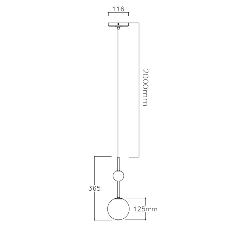 Specification Image for Bert Frank Rift Pendant