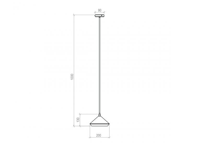 Specification Image for Bert Frank Shear Pendant