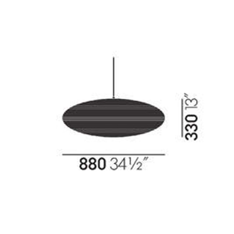 Specification Image for vitra Akari 15A Pendant